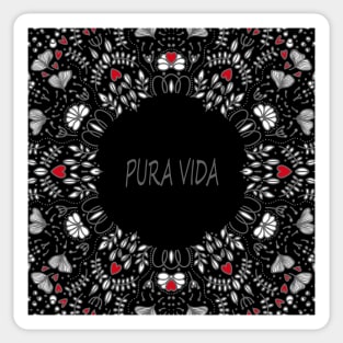 PURA VIDA LOVE Sticker